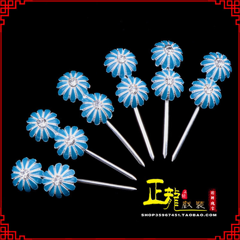 太和头面泡子旦角化妆头饰 仿点绸泡子